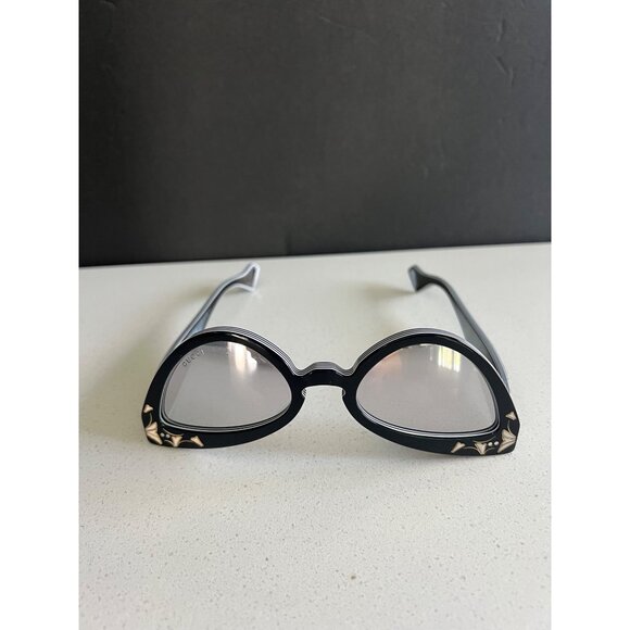Gucci Inverted Multilayer Acetate runway for Cat-Eye black Sunglasses - Picture 7 of 12